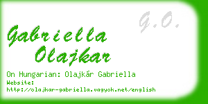 gabriella olajkar business card