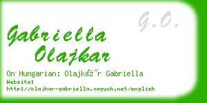 gabriella olajkar business card